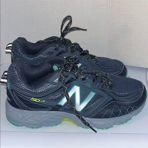 New Balance rugged outdoor hiking all terrain dark blue sneakers size 8.5